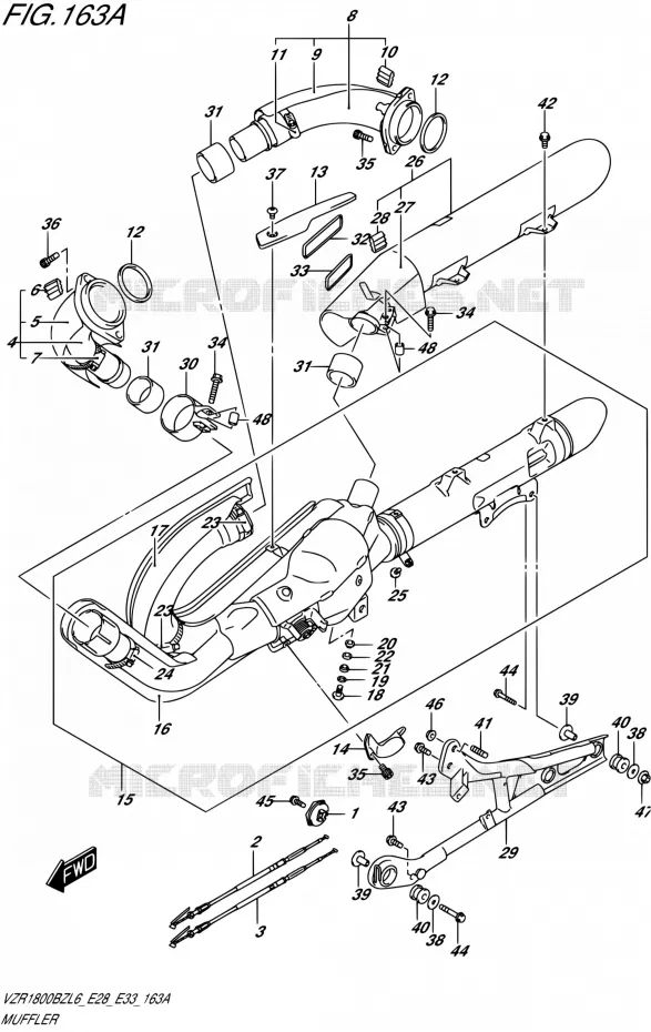 GELUIDDEMPER Suzuki MOTO 1800 BOULEVARD 2016  VZR1800BZ L6 (E03,E28,E33)