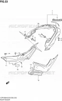 ACHTERSPATBORD (VZR1800K6/K7) voor Suzuki INTRUDER 1800 2010