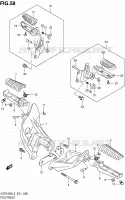 FOOTREST voor Suzuki INTRUDER 1800 2013