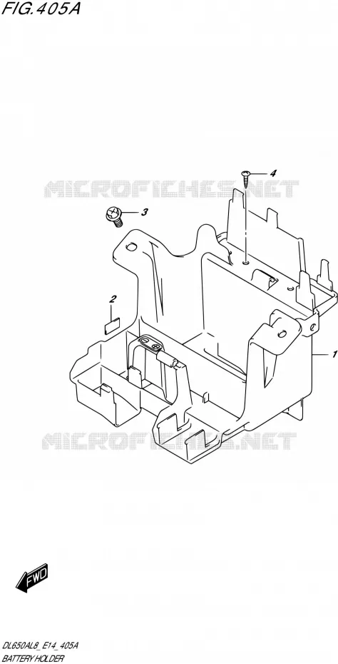 ACCU BOX - TOOLS Suzuki MOTO 650 V-STROM 2018  DL650AL8 E14