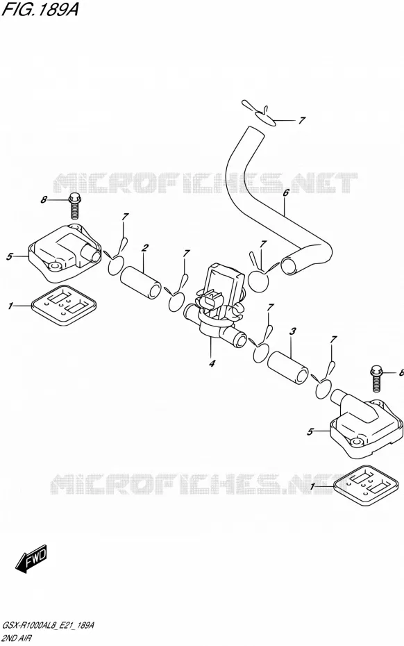 ANTI VERVUILINGS SYSTEM Suzuki MOTO 1000 GSX-R 2018  GSX-R1000AL8 E21