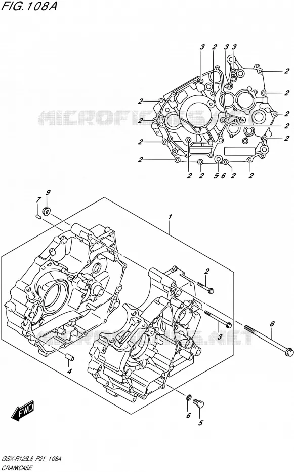 CASING Suzuki MOTO 125 GSX-R 2018  GSX-R125L8 P21