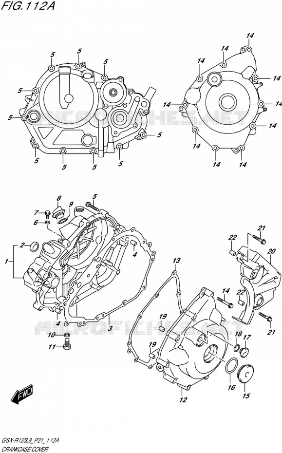 CASING Suzuki MOTO 125 GSX-R 2018  GSX-R125L8 P21