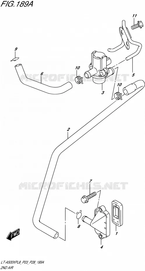 ANTI VERVUILINGS SYSTEM Suzuki QUAD 500 KINGQUAD 2018  LT-A500XP L8 (P03)