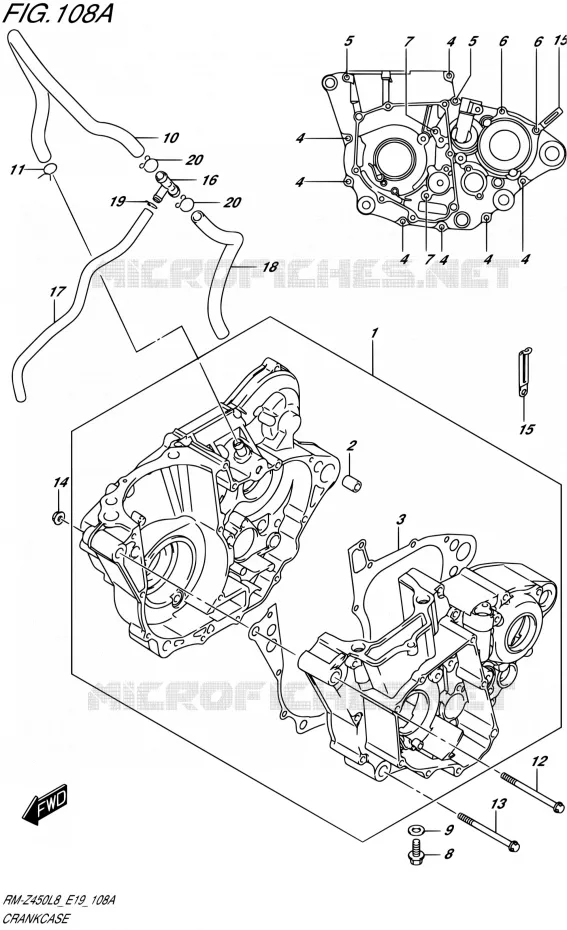 CASING Suzuki MOTO 450 RM-Z 2019  RM-Z450 L9 (E19)