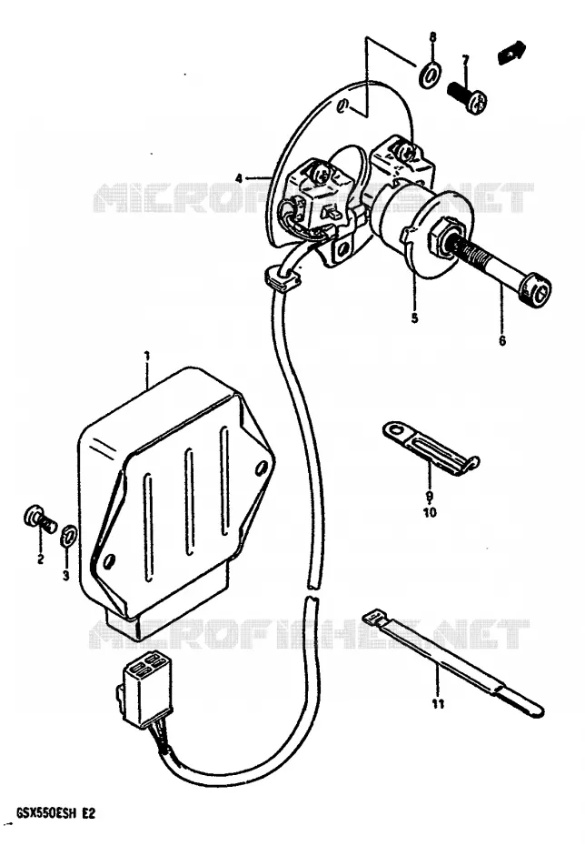 ALTERNATOR Suzuki MOTO 550 GSX-E 1987  GSX550EFH(F/G/H)