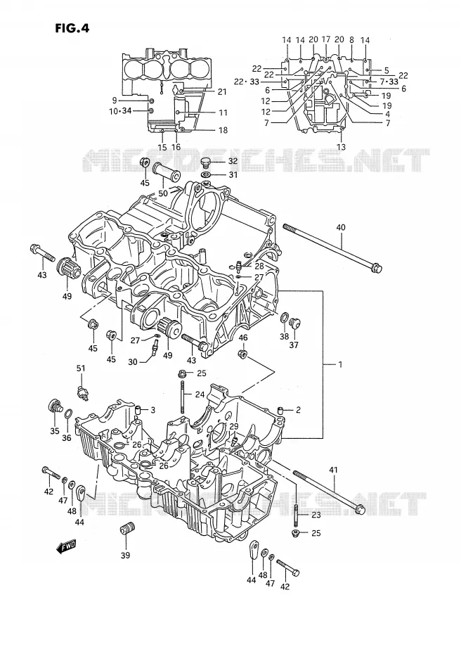 CASING Suzuki MOTO 1100 GSX-F 1994  GSX1100FR(E2)