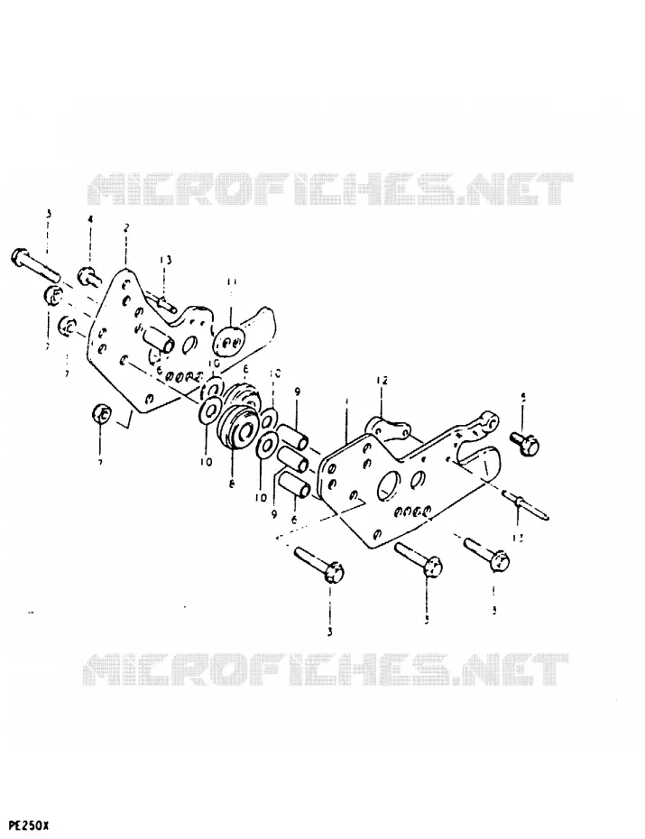 CHAIN ??GUIDE (PE250T) Suzuki MOTO 250 PE 1981  PE250X(T/X)