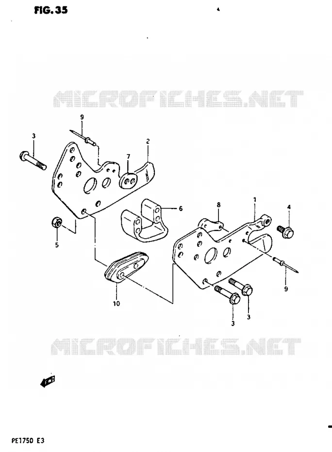CHAIN ??GUIDE Suzuki MOTO 175 PE 1982  PE175Z(Z/D)