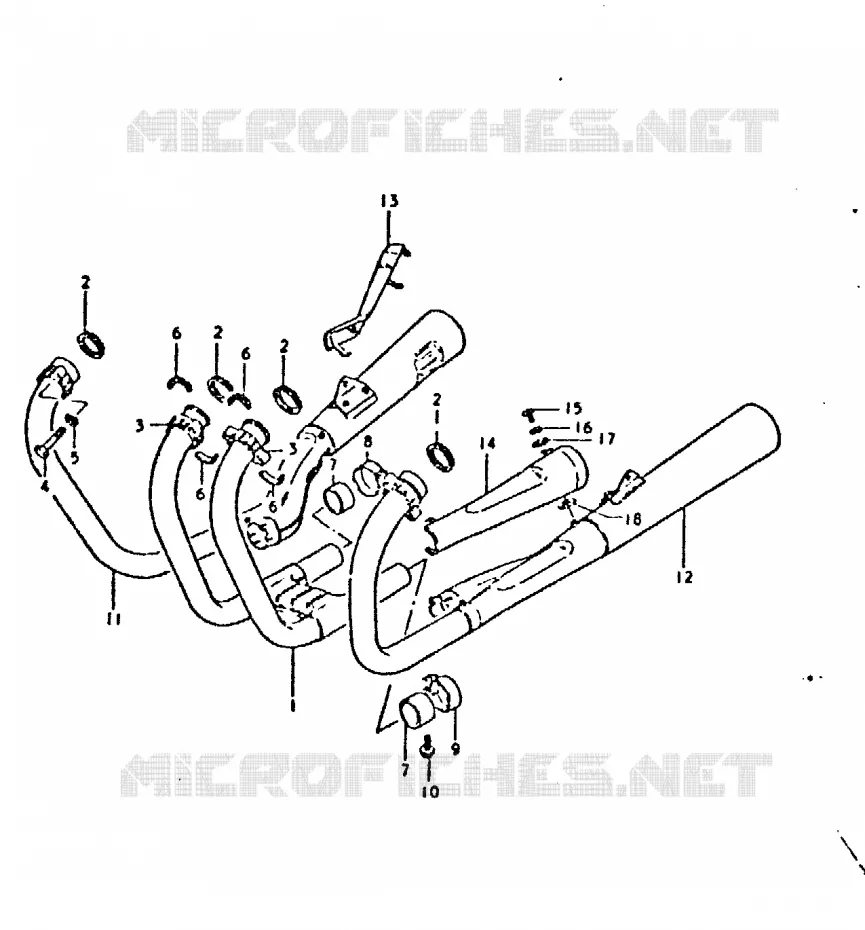 GELUIDDEMPER Suzuki MOTO 750 GSX 1980  GSX750T(T/X)