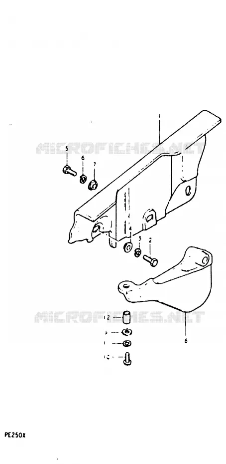 KETTINGKAST Suzuki MOTO 250 PE 1980  PE250T(T/X)