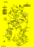 BOVENSTE KUIP MODEL G voor Suzuki CAVALCADE 1400 1988