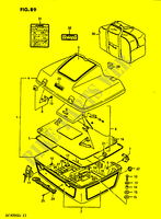 KOFFER MODEL H voor Suzuki CAVALCADE 1400 1987