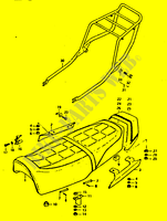 SEAT (MODELE N : ~F.NO. 107281) voor Suzuki GT 250 1992