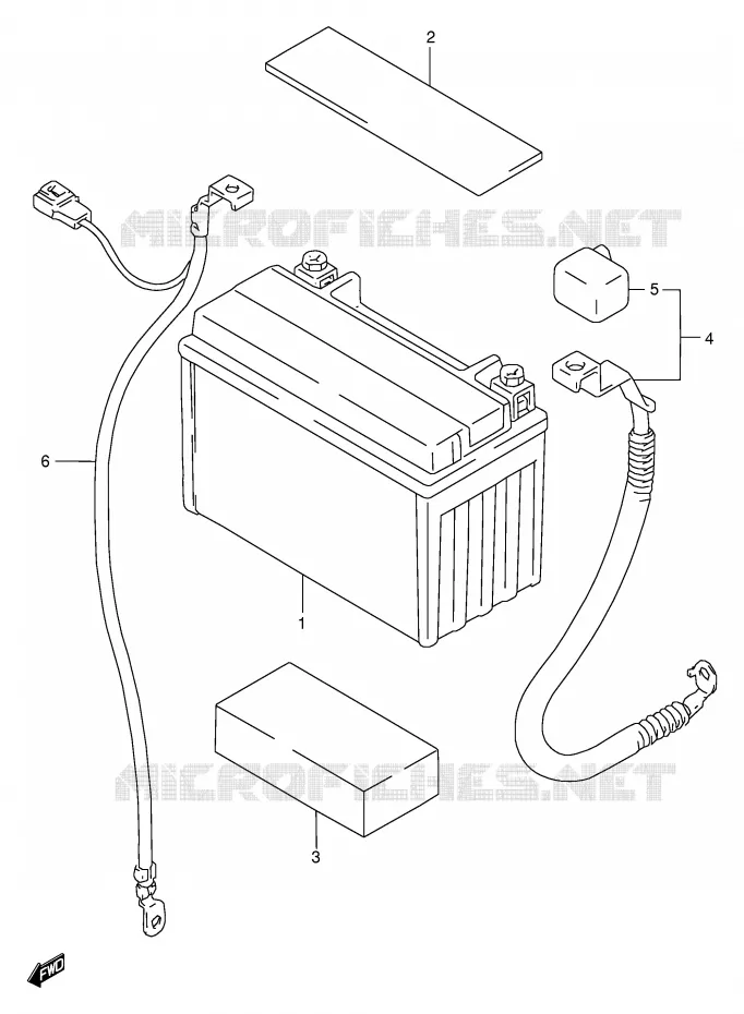 ACCU Suzuki MOTO 600 GSX-F 2000  GSX600FUY(E2)