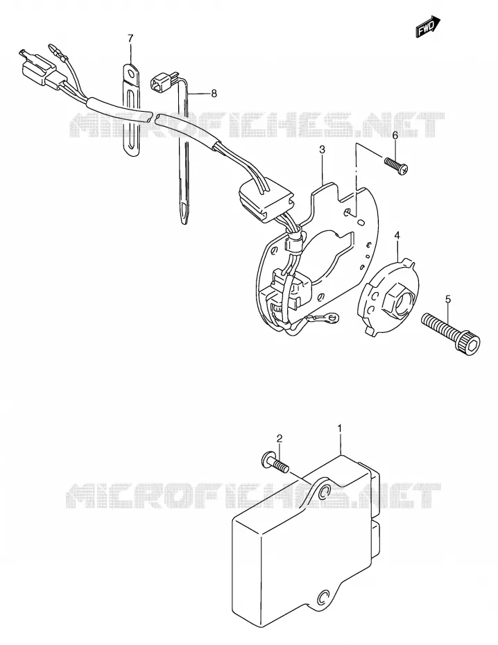 ALTERNATOR (MODELE T) Suzuki MOTO 750 GSX-F 1992  GSX750FN(E2)