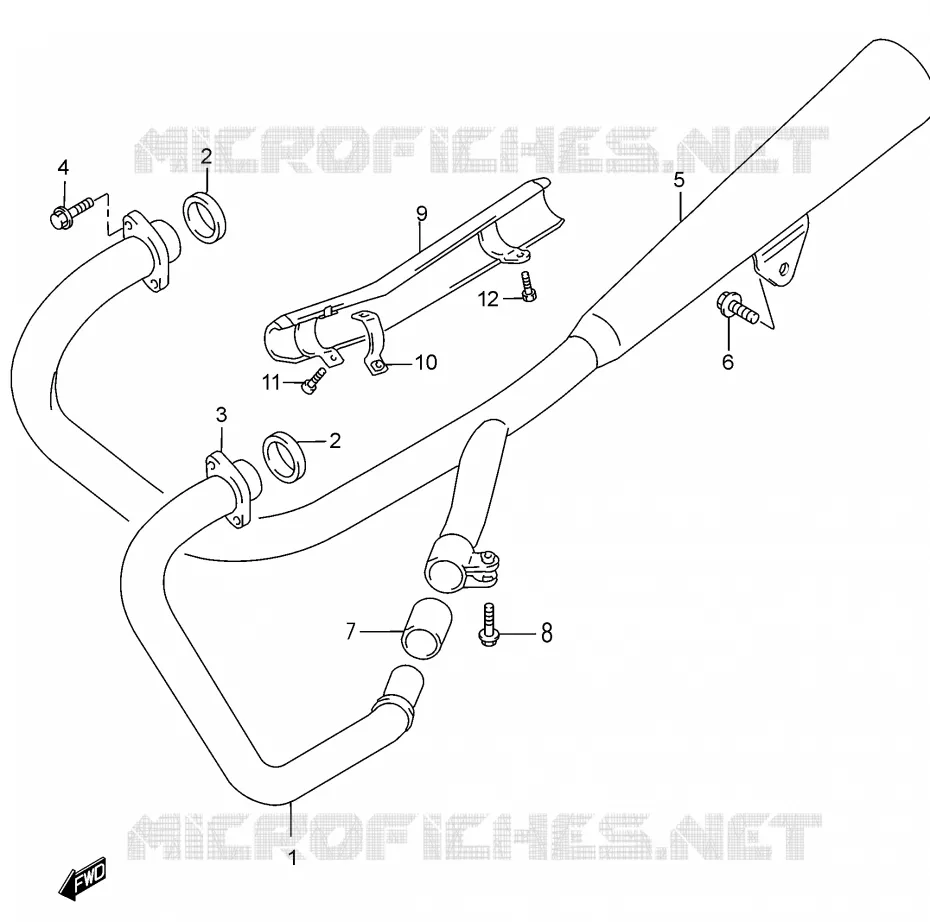 GELUIDDEMPER Suzuki MOTO 250 MARAUDER 2002  GZ250K2(K3)