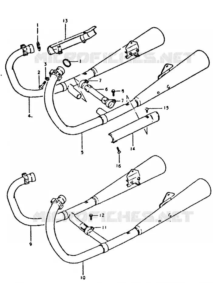 GELUIDDEMPER Suzuki MOTO 400 GSX 1981  GSX400EX(T/X)