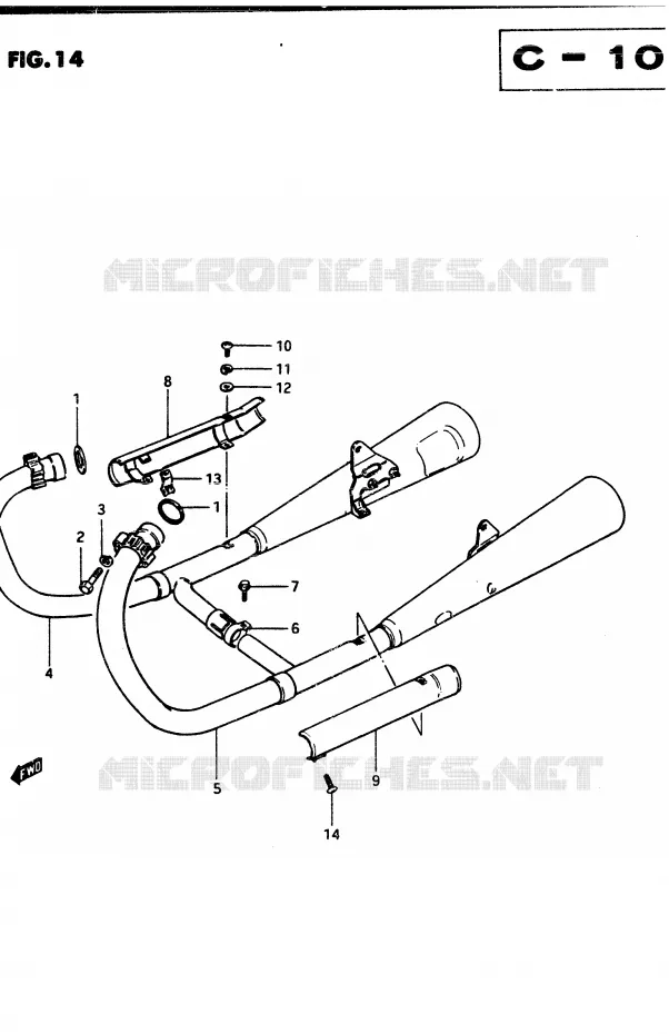 GELUIDDEMPER Suzuki MOTO 400 GSX 1983  GSX400TD