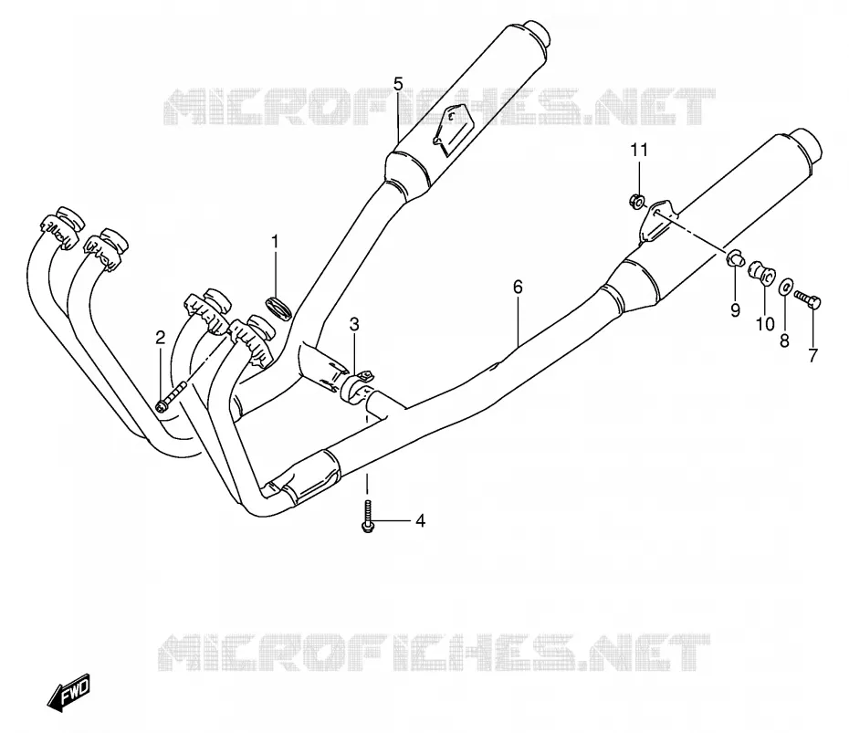 GELUIDDEMPER Suzuki MOTO 600 GSX-F 1997  GSX600FU2V(E2)