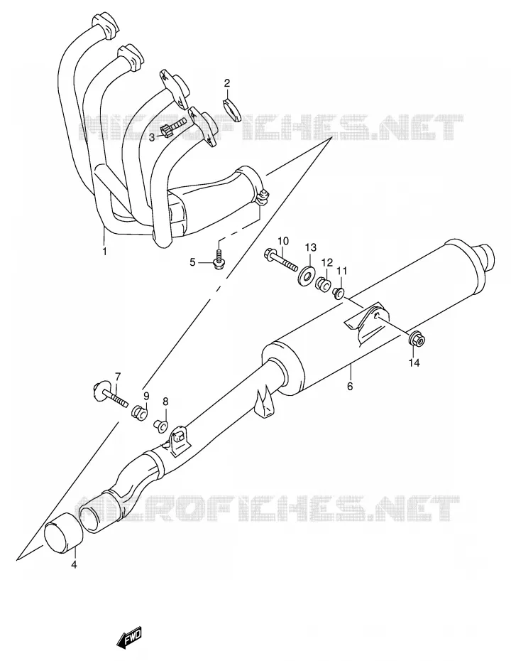 GELUIDDEMPER Suzuki MOTO 600 GSX-F 1999  GSX600FX(E2)