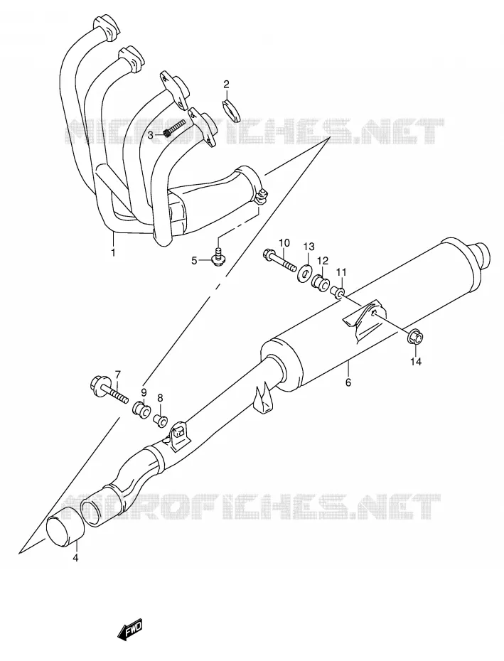 GELUIDDEMPER Suzuki MOTO 600 GSX-F 2005  GSX600FK5(E2)