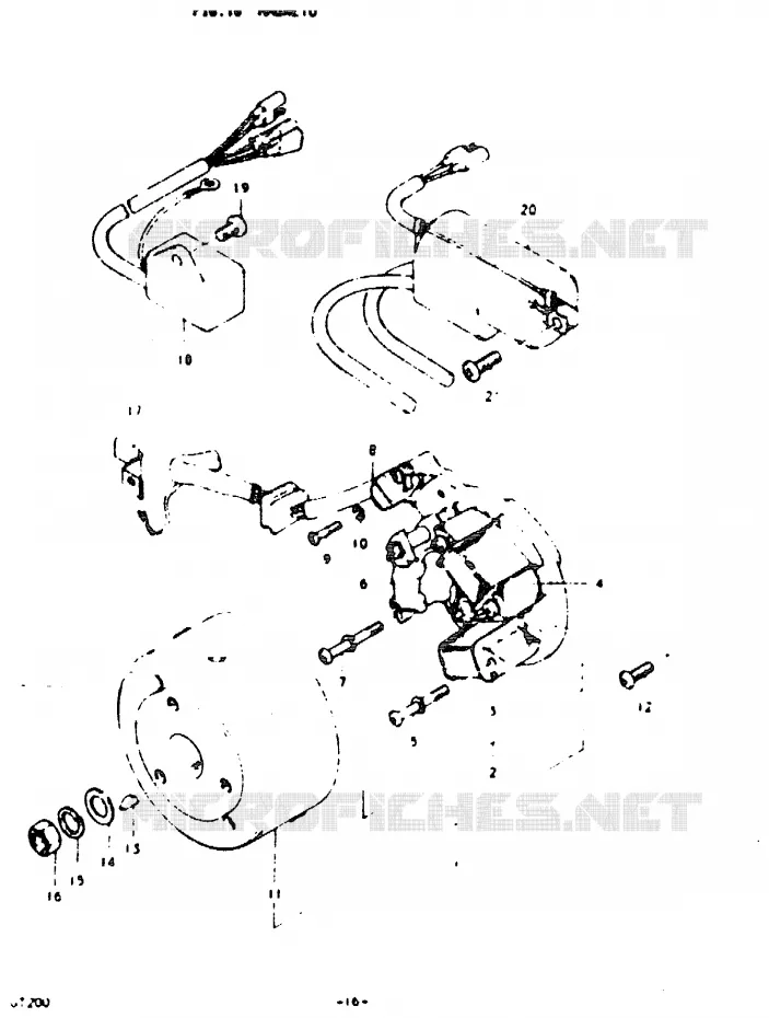 ONTSTEKING Suzuki MOTO 200 GT 1992  GT200EN(N)