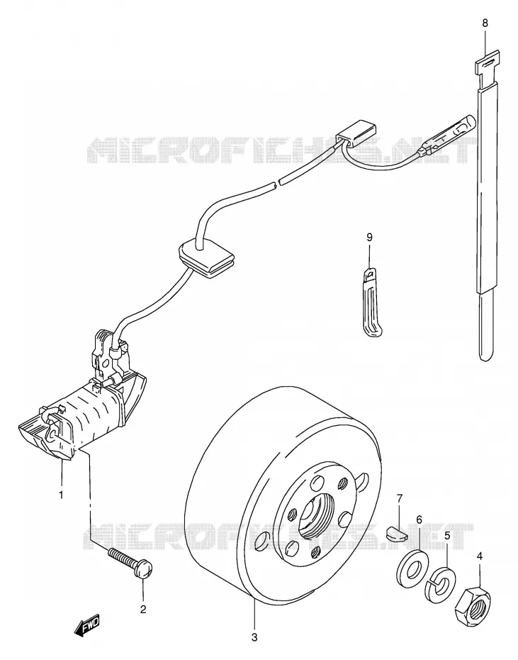 ONTSTEKING Suzuki MOTO 50 JR 1998  JR50W(P3/P28)