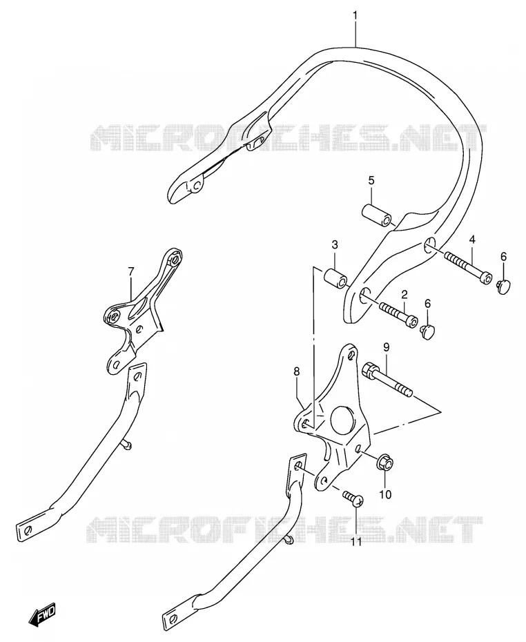 RIGHT SWITCH - HANDGREEP Suzuki MOTO 600 GSX-F 1997  GSX600FV(E2)
