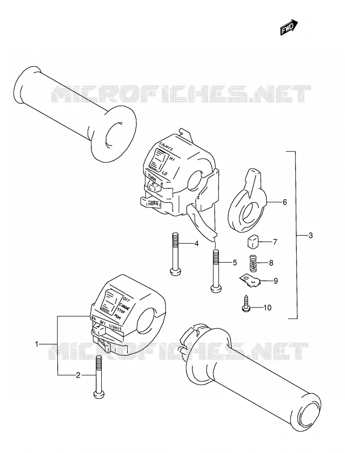 SCHAKELAARS (MODELE K/L/M/N/P/R/S) Suzuki MOTO 600 GSX-F 1988  GSX600FJ(E2)