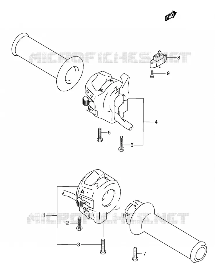 SCHAKELAARS (MODELE K3) Suzuki MOTO 600 GSX-F 1998  GSX600FUW(E2)