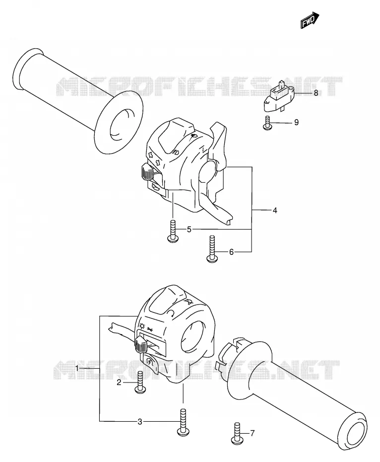 SCHAKELAARS (MODELE W/X/Y/K1/K2) Suzuki MOTO 600 GSX-F 2000  GSX600FY(E2)