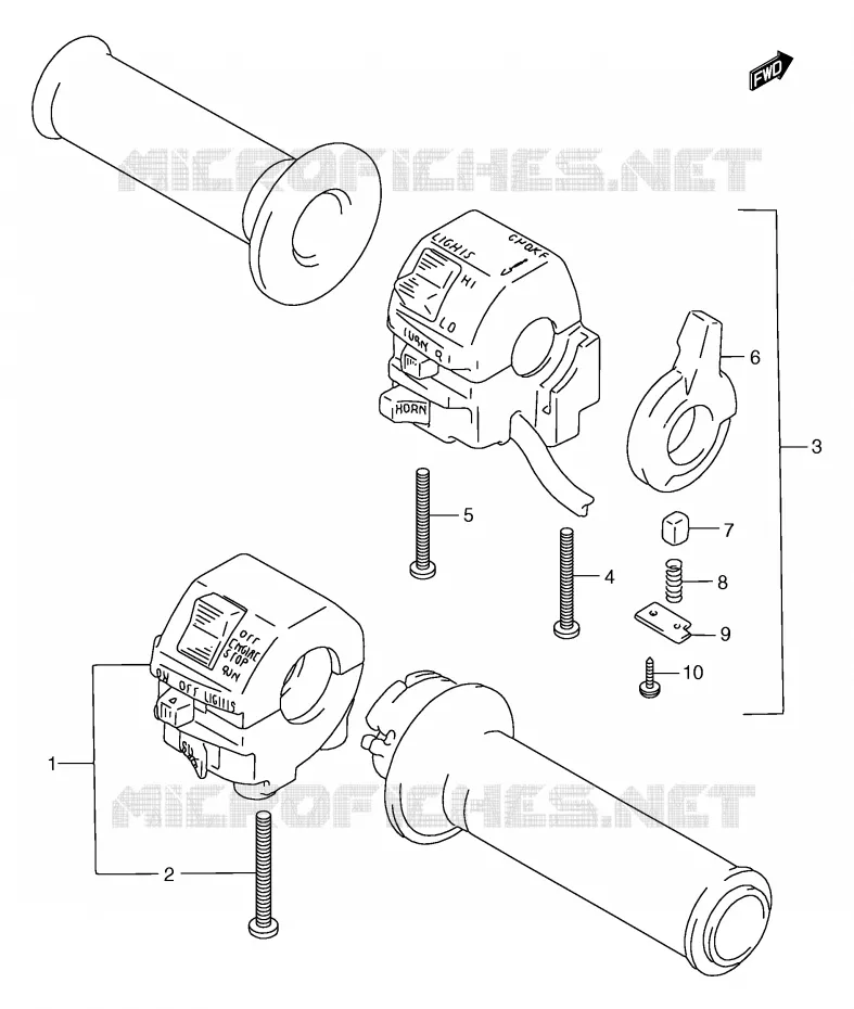 SCHAKELAARS Suzuki MOTO 750 GSX-F 1995  GSX750FS(E2)