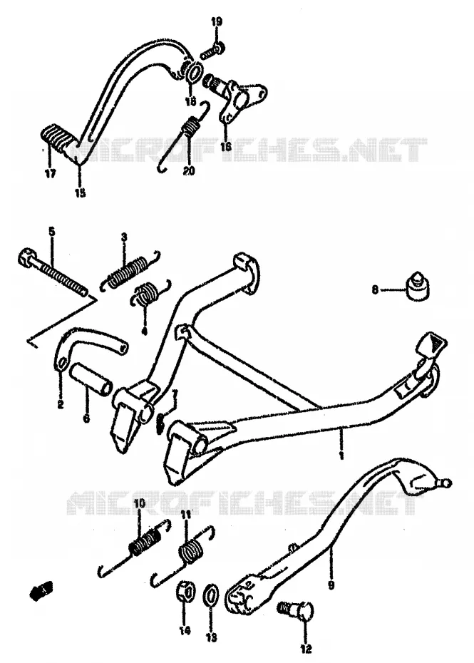 STAND Suzuki MOTO 750 GSX-F 1992  GSX750FN(K-T)