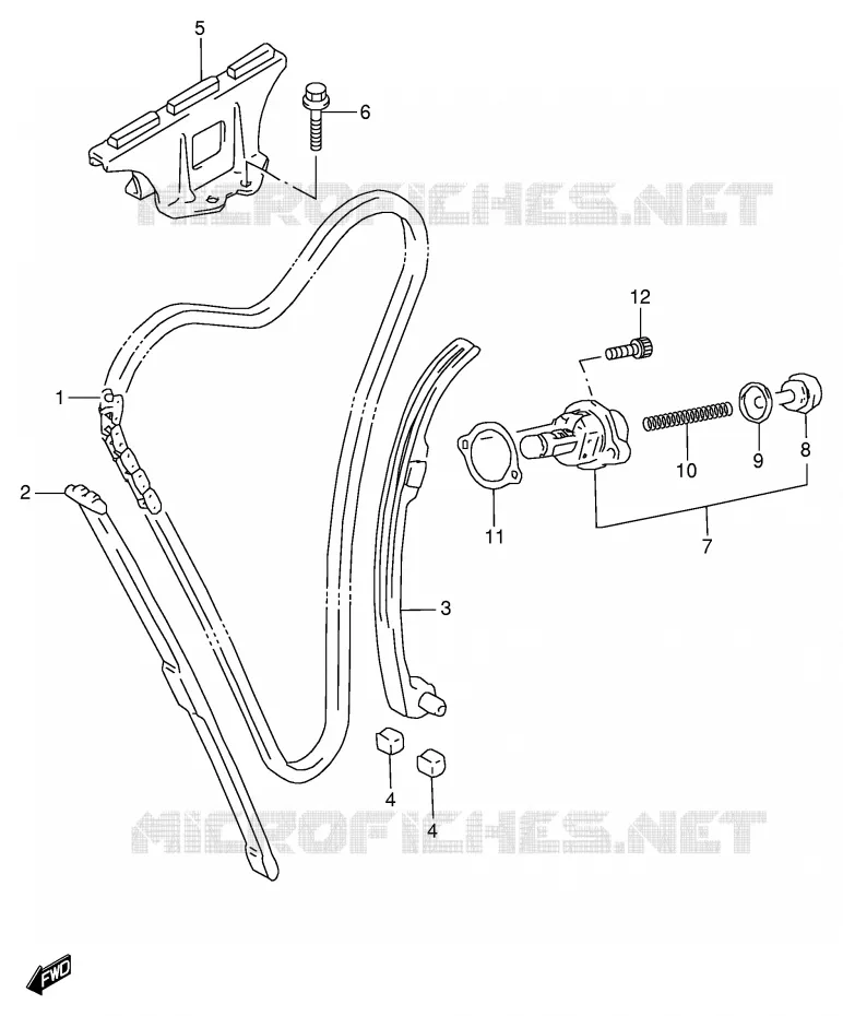 TIMING Suzuki MOTO 600 GSX-F 2001  GSX600FUK1(E2)