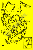 KUIP   ETIKETTEN (MODELE N E30) voor Suzuki GSX-F 750 1994