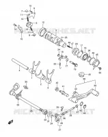 SCHAKELEN ASSY MOTOR/TRANSMISSIE 600 suzuki-motorfietsen GSX-F 2000 DP018623