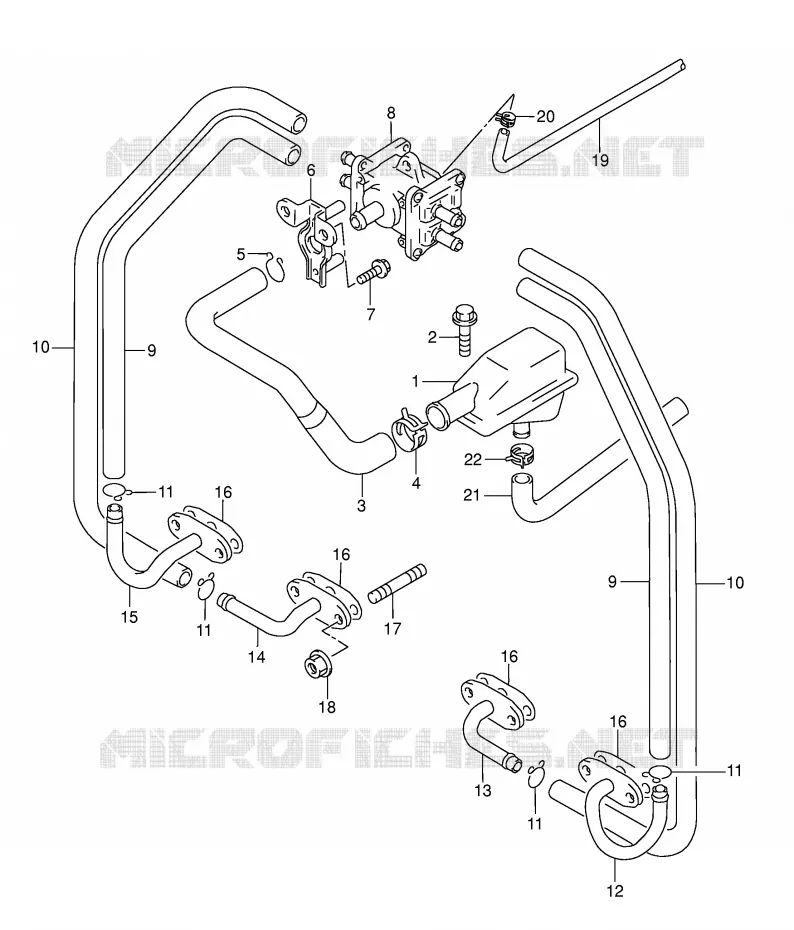 ANTI VERVUILINGS SYSTEM (MODELE K3) Suzuki MOTO 600 GSX-F 2001  GSX600FK1(E2)