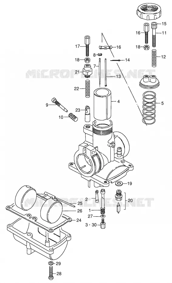 CARBURATOR Suzuki MOTO 125 Autres-modeles 1982  K125Z(E7)