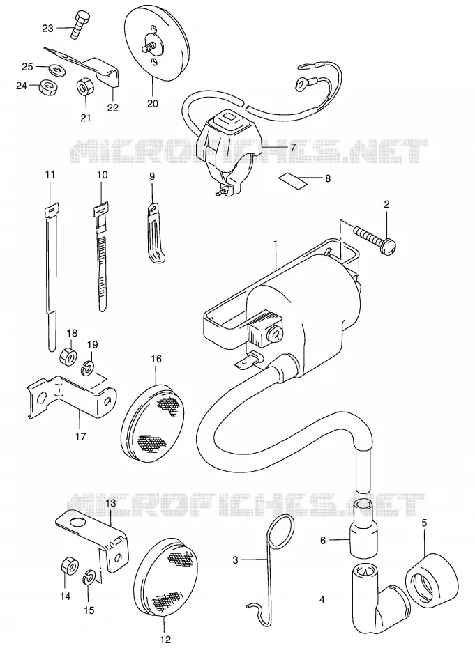 ELEKTRISCH Suzuki MOTO 50 JR 1997  JR50V(P3/P28)