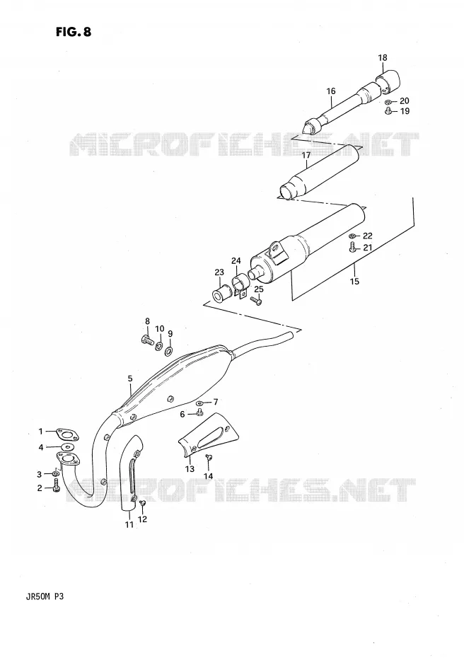 GELUIDDEMPER Suzuki MOTO 50 JR 1984  JR50E(P3)