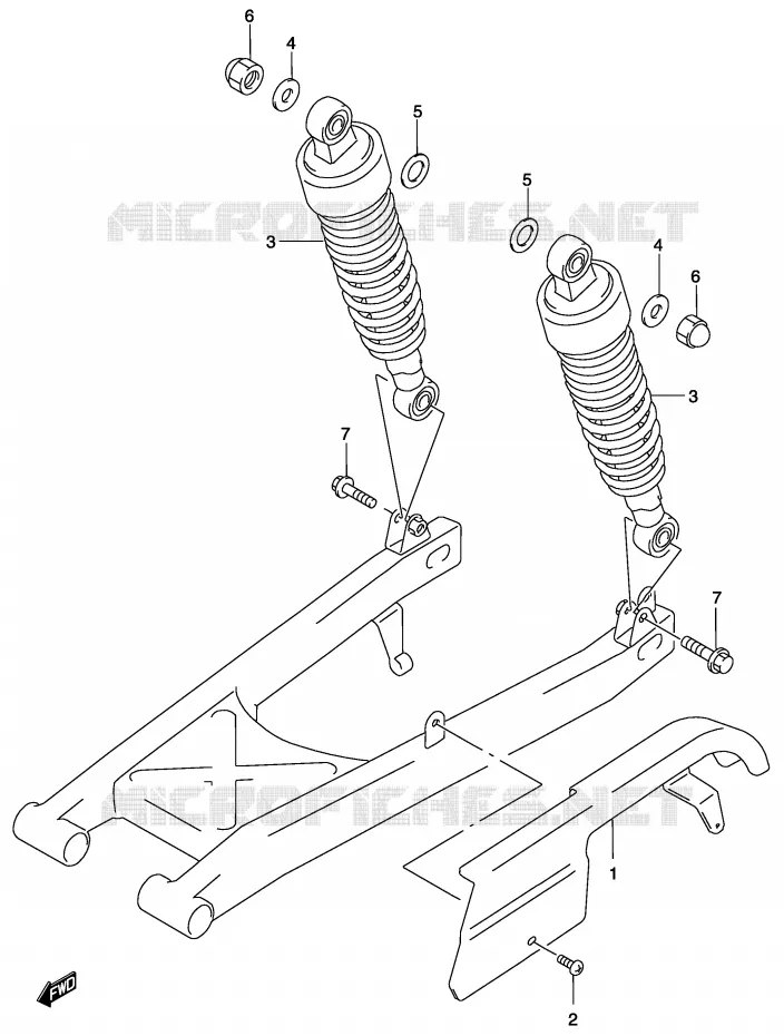 KETTINGKAST Suzuki MOTO 250 MARAUDER 2002  GZ250K2(P34)