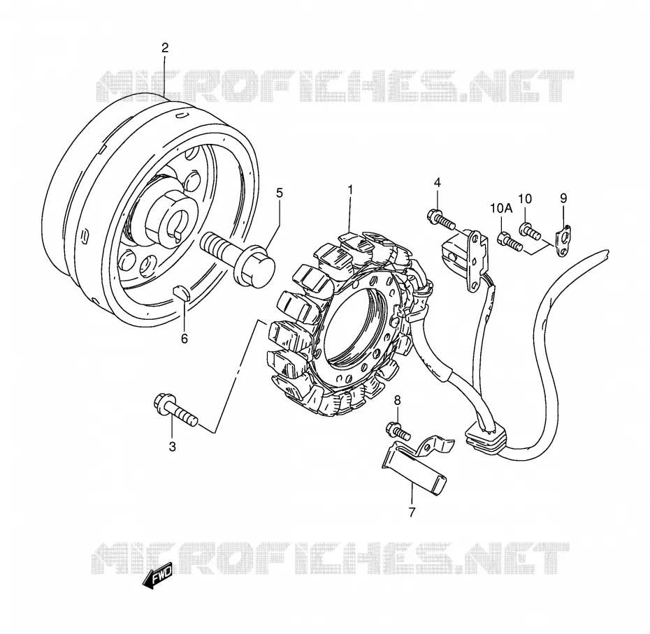 ONTSTEKING Suzuki MOTO 650 SAVAGE 2000  LS650PY(E2)