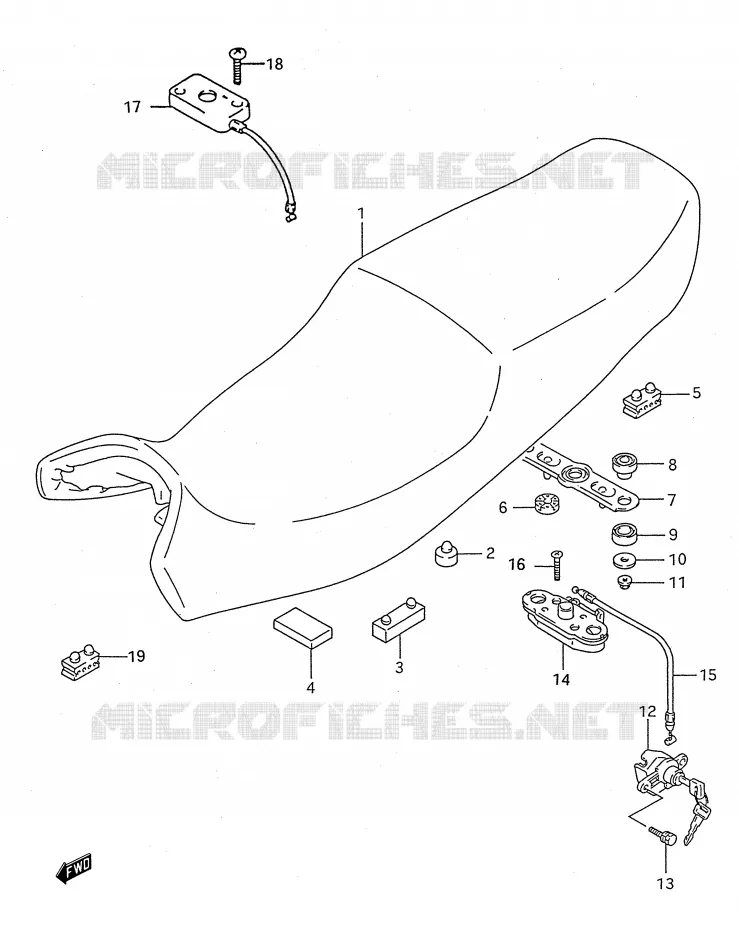 SEAT Suzuki MOTO 750 GSX-F 1992  GSX750FN(E28)
