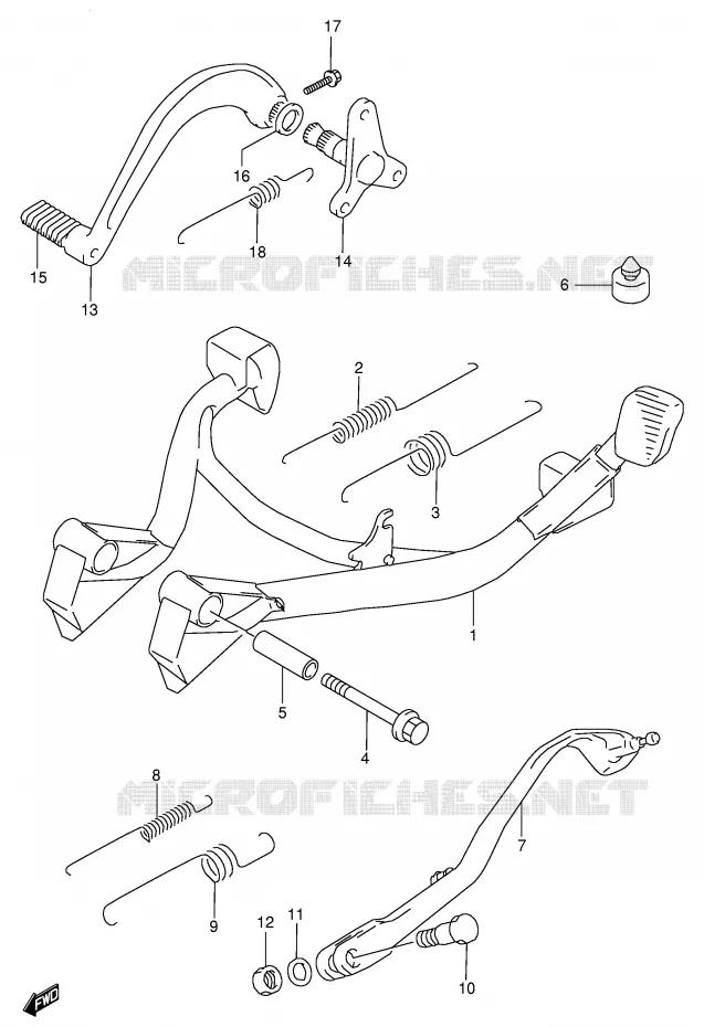 STAND Suzuki MOTO 600 GSX-F 2003  GSX600FK3(E2)