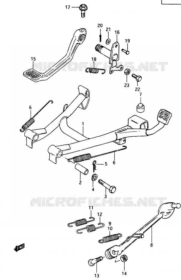 STAND Suzuki MOTO 750 GSX-E 1985  GSX750ESF(F)