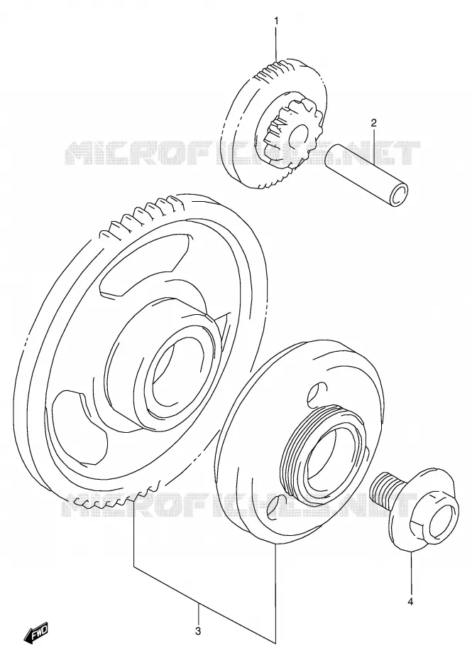 STARTMOTOR CLUTCH Suzuki MOTO 600 GSX-F 2001  GSX600FUK1(E2)