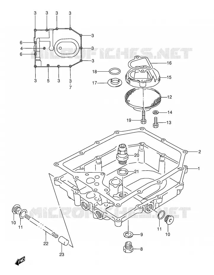 SUMP Suzuki MOTO 600 GSX-F 1996  GSX600FUT(E2)