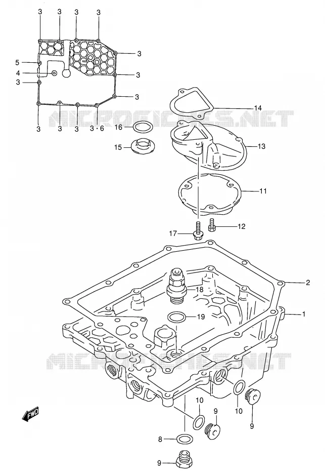 SUMP Suzuki MOTO 600 GSX-F 2000  GSX600FY(E2)