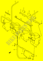 CARBURETOR AANSLUITINGEN (MODELE L/M/N/P/R/S/T) voor Suzuki GSX-F 600 1995